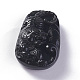 Natural Obsidian Pendants G-P418-23-1