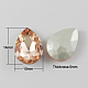 Diamante de imitación de cristal en punta RGLA-Q001-6-2