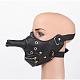 Punk Rock Style PU Leather Mouth Cover AJEW-D038-13-2