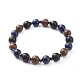 Natural Gemstone Stretch Bracelets BJEW-JB04813-2