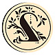 Cabeza de sellos de cera de sellado número 2 de pandahall AJEW-WH0130-872-3