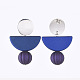 Rubberized Style Acrylic Dangle Earrings EJEW-JE03629-03-2
