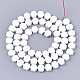 Vaporisez peints non-magnétiques synthétiques perles d'hématite brins G-T116-03B-16-2