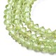Chapelets de perles en péridot naturel G-E560-R07-02-3