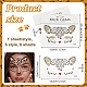 OLYCRAFT 6 Sheets Crystal Cat Face Jewels 3.1x5.1 Inch Acrylic Rhinestone Stickers Temporary Leopard Tattoo Stickers Leopard Face Stickers Removable Stickers for Women Art Party Decor DIY-OC0011-55-2