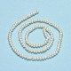 Brins de perles de culture d'eau douce naturelles PEAR-A005-21B-01-3