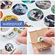 Craspire Tier selbstklebende Geschenkanhänger aus Papier DIY-CP0001-73B-3