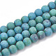Perles synthétiques chrysocolla brins X-G-T106-193-1