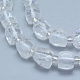 Natürlichem Quarz-Kristall-Perlen Stränge G-L552D-15A-2