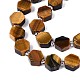 Природных тигровый глаз бисер нитей G-P534-A21-01-3