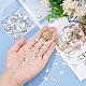 OLYCRAFT 100Pcs Star Shape Sew on Rhinestone 14x13mm Clear Acrylic Rhinestones with 2 Holes Faceted Acrylic Rhinestones with Flat Plated Back Stars Rhinestones for Clothes Jewelry Making DIY Crafts GACR-OC0001-02-3