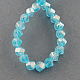 Electroplate Glass Beads Strands EGLA-R031-12mm-M-3