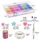 Kit de diy para hacer pulseras de color caramelo DIY-YW0005-68-3