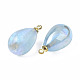Colgantes de perlas de imitación de plástico abs PACR-T015-09A-3