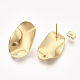Accessoires de puces d'oreilles en 304 acier inoxydable STAS-S079-55A-2