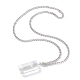 Löwenzahn-Samen-Wunsch-Halskette für Teenager-Mädchen-Frauen-Geschenk NJEW-Z014-01P-2