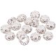 100PCS Silver Alloy Crystal Rhinestone Beads 11x6mm Large Hole European Beads for Jewelry Making CPDL-PH0001-10-2