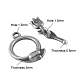 Alloy Toggle Clasps X-PALLOY-A19992-AS-LF-2