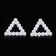 Anillos de unión de perlas de imitación de plástico abs OACR-S020-06-1