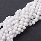 Chapelets de perles rondes en jade de Mashan naturelle X-G-D263-6mm-XS01-1
