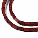 Rosso naturale perline di diaspro fili G-S299-148-3