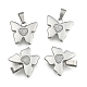 Valentines Day Ideas for Her 304 Stainless Steel Pendants STAS-J001-02-2