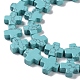 Chapelets de perles en turquoise synthétique G-M418-B03-01-4