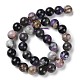 Chapelets de perles de charoite naturel G-E557-01-12mm-01-2