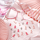 Ph pandahall 乳がん啓発チャーム 60 個  ピンクとシルバーのリボンペンダント、エナメルアウェアネスダングルチャーム、ワックスコード付き、合金ホープペンダント、女性用ブレスレット、ネックレス、ジュエリー製作工芸品。 DIY-PH0009-75-4