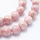 Chapelets de perles en rhodochrosite naturelle G-J369-03-6mm-A-4