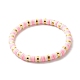 Handmade Polymer Clay Heishi Beads Stretch Bracelets Set BJEW-JB07397-9