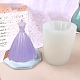 Kits de moules en silicone de qualité alimentaire pour robe de mariée DIY-OC0003-20-6
