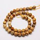 Chapelets de perles en jaspe avec images naturelles G-G542-14mm-08-2