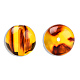 Perles d'ambre d'imitation de résine RESI-N034-24-H01-1