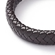 Bracelets unisexes armure de cordon en cuir BJEW-JB04893-05-2