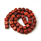 Rosso naturale perline di diaspro fili G-E210-1-2