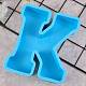 Силиконовые Молды алфавит DIY-SZC0006-01A-K-4