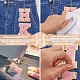 38 шт. 38 шт. тканевых заплаток для пришивания и утюжки DIY-FW0001-16-4