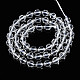 Synthétiques perles de quartz brins G-T132-046C-1-3