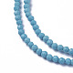 Chapelets de perles en turquoise synthétique G-F596-39-2mm-3
