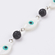 Chaînes de perles manuelles AJEW-JB00411-03-1