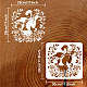 PET Hollow Out Drawing Painting Stencils DIY-WH0391-0514-2
