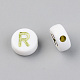 Placage sous vide perles acryliques opaques X-PACR-T010-003-2