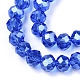 Chapelets de perles en verre électroplaqué EGLA-A034-T6mm-A32-2