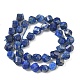 Natürlicher Lapislazuli Perlenstränge&nbsp;G-C267-B06-3
