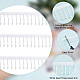 FINGERINSPIRE 3 Yards/2.74m White Pearl Fringe Tassel Trim 44mm Polyester Ribbons Tassel Trim Applique Fringe with Hanging Pearl Beads for Sewing OCOR-FG0001-27-4