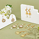 Sunnyclue 1 Box 8 Paar Sonnenblumen-Ohrringe DIY-SC0020-30-5