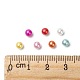 Sin agujero abs imitación de perlas de plástico redondo perlas MACR-F033-4mm-M-4