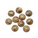 Cabochons en jaspe avec motif naturel G-R416-12mm-42-1