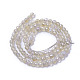 Déposer des perles d'agate gris naturel G-F627-01-A01-2